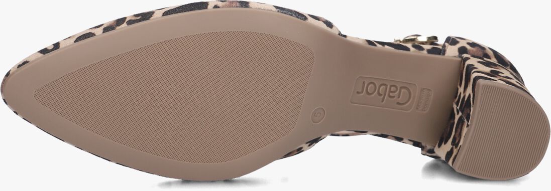 bruine gabor sandalen met hak 340