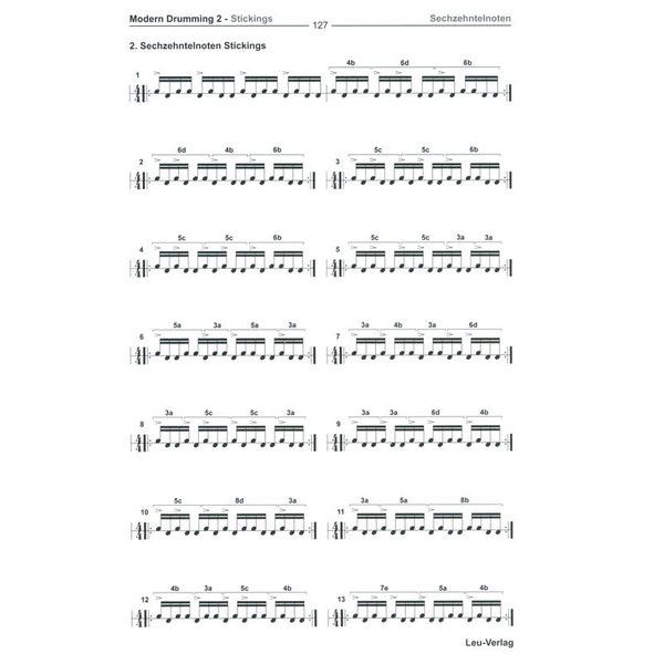Leu Verlag D.Stein Modern Drumming 2