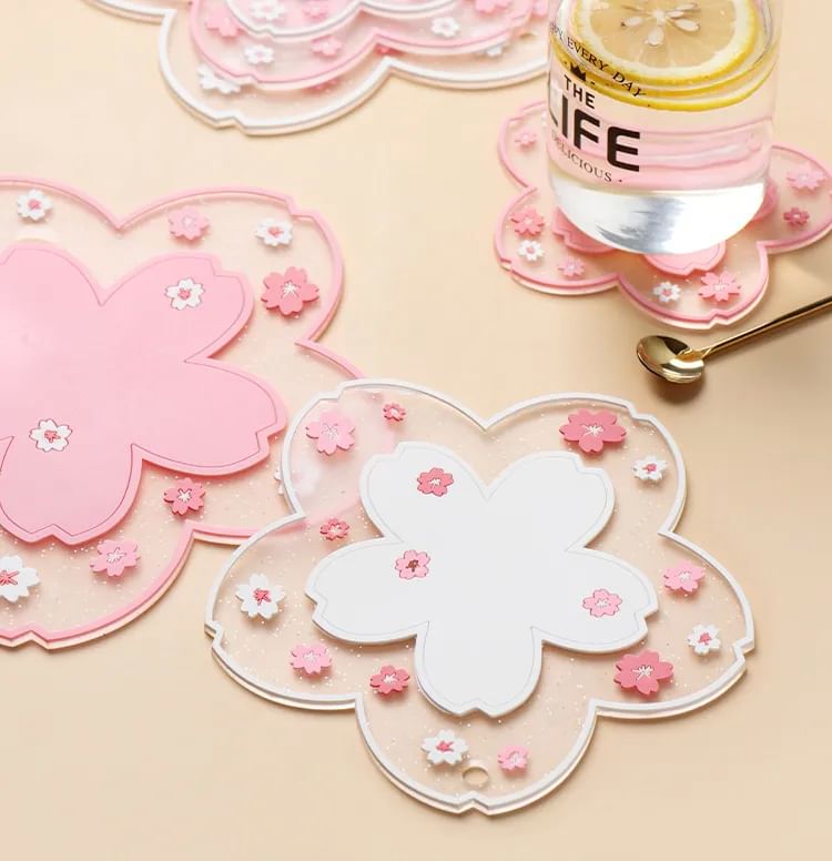 Home Simply - Sakura PVC Onderzetter / Hittebestendige Onderlegger (Verschillende Ontwerpen)