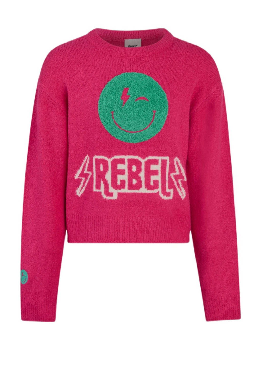Shoeby gebreide trui fuchsia