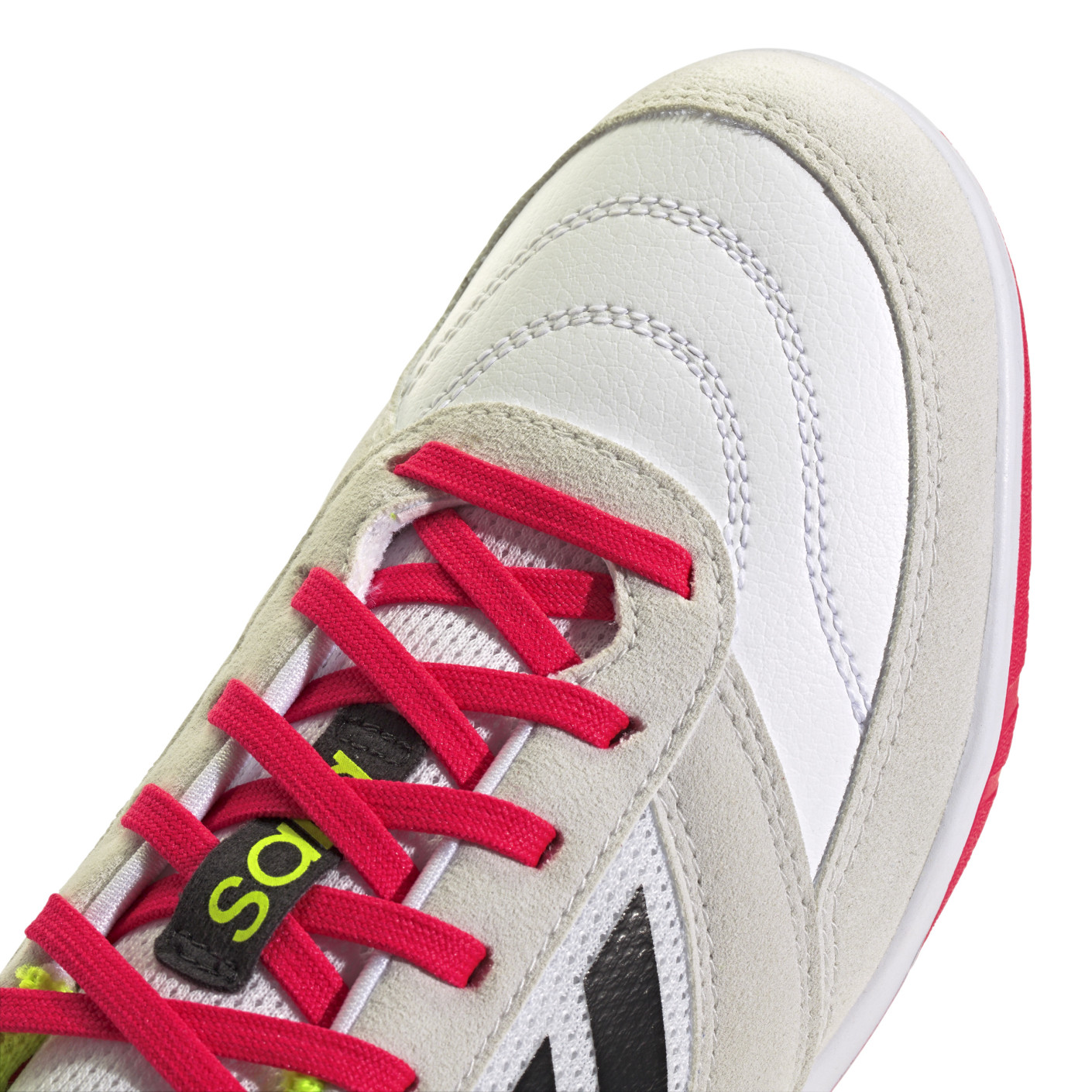 Adidas Top Sala Competition II Zaalvoetbalschoenen (IN) Kids Wit Grijs Rood Geel