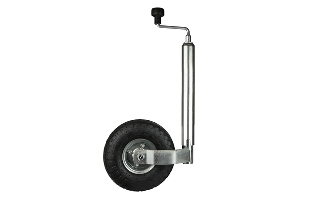 LAS Stützrad mit Kurbel 48mm Luftreifen