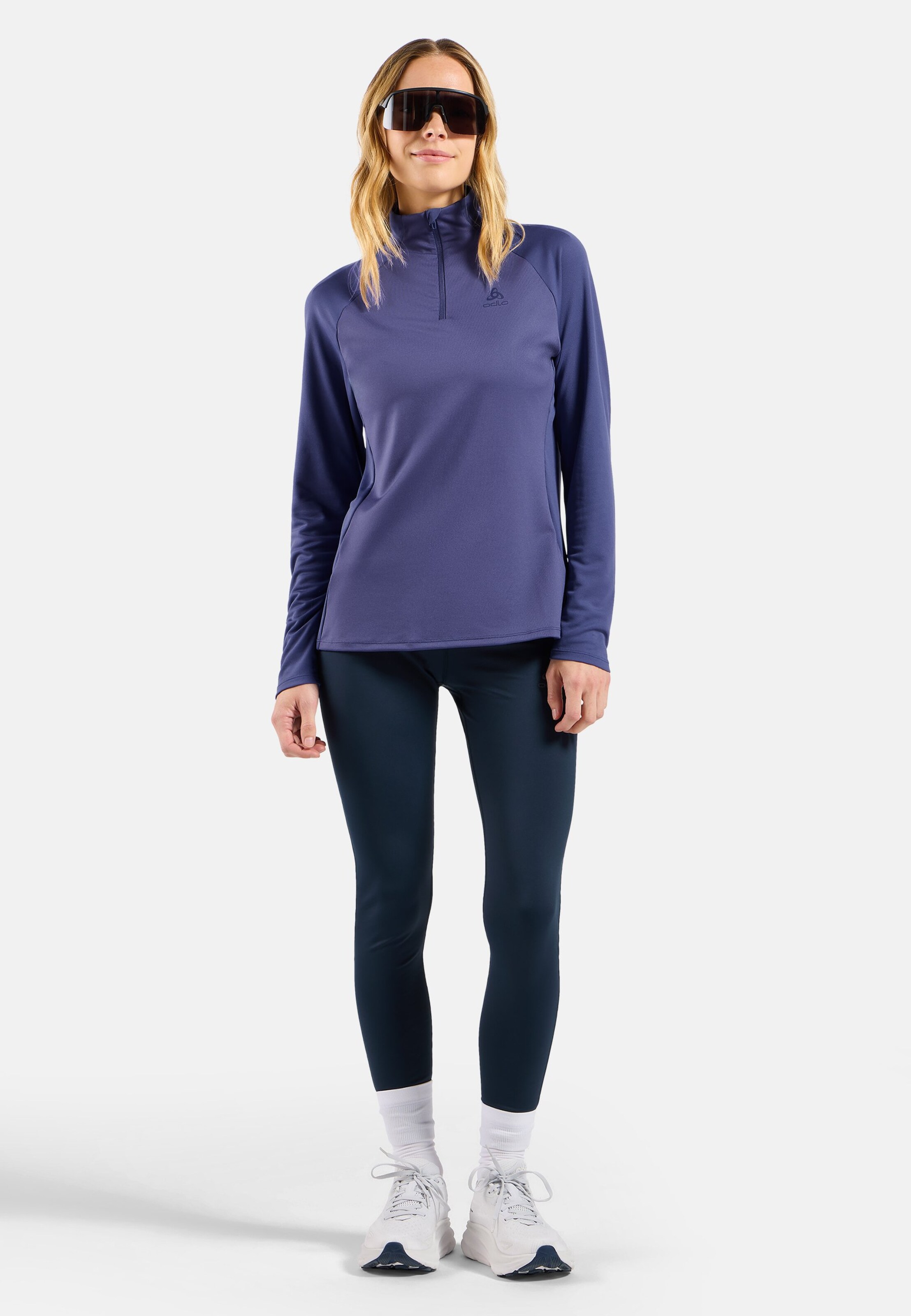 Essentials Ceramiwarm Mid Layer mit Halbreissverschluss in Skipper Blue