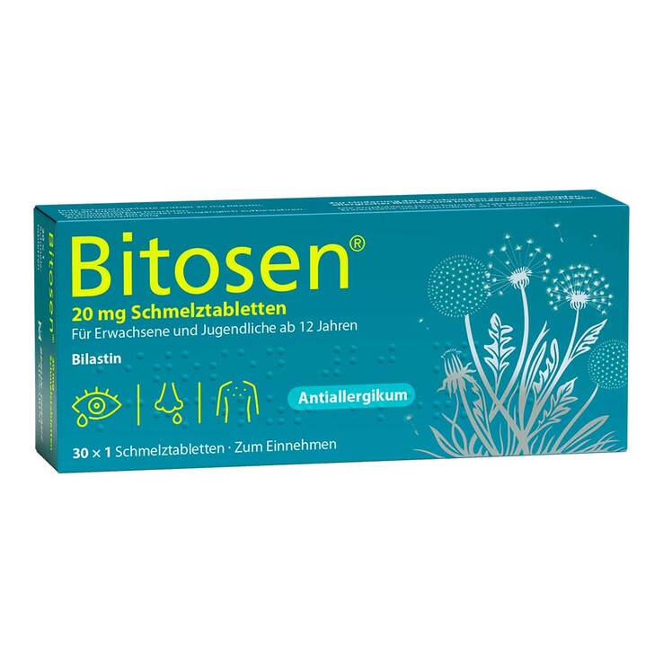 Bitosen 20 mg Schmelztabletten, 30 St
