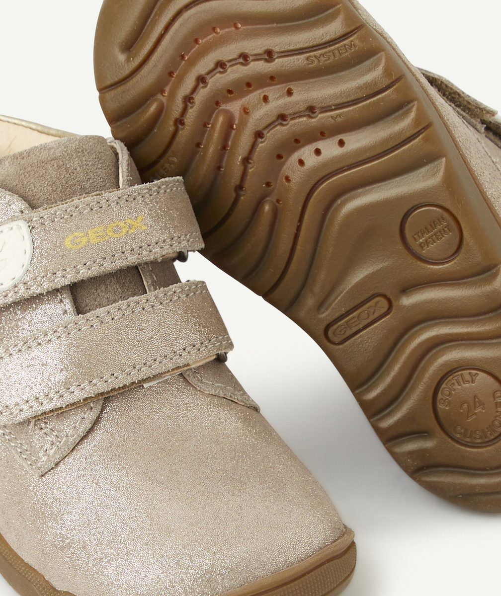 GEOXBASKETS MACCHIA BÉBÉ FILLE GRIS FUMÉ