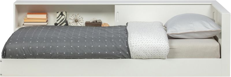 WOOOD - Connect - Hoekbed - Wit - 90x200 cm