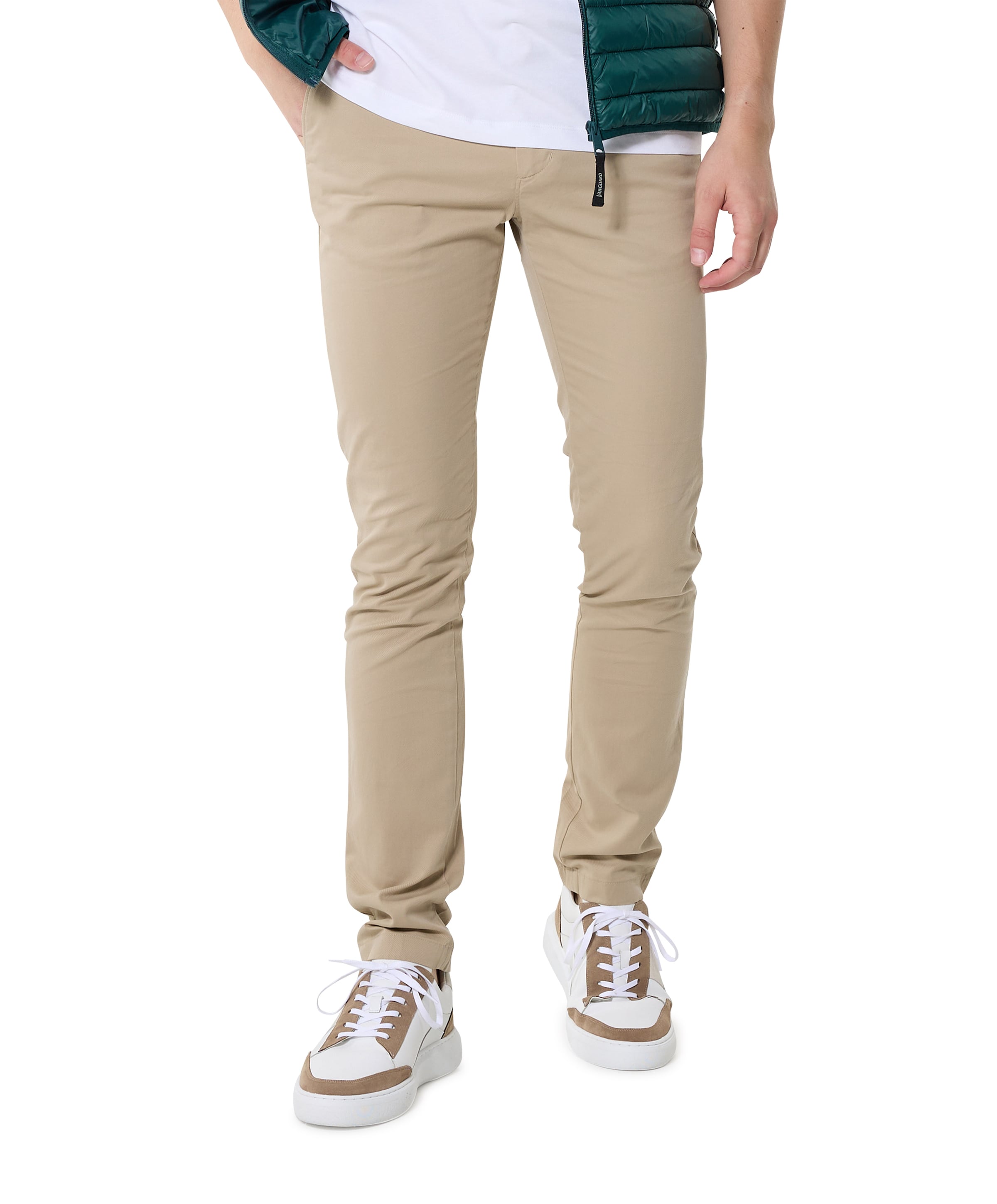 Tommy Hilfiger CORE BLEECKER 1985 PIMA COTTON broek beige