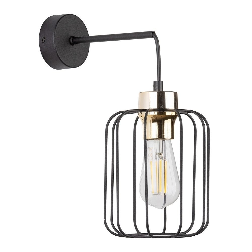 famlights | Alexa wandlamp in zwart E27