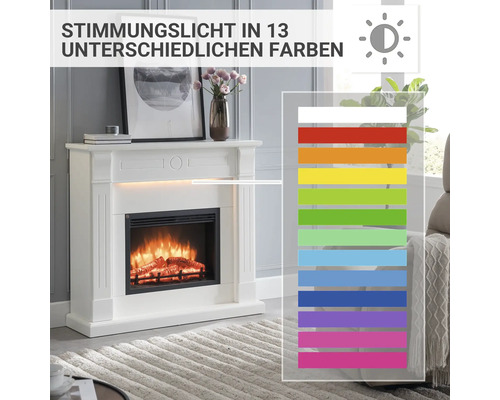 Elektrische haard Balderia Hikaru 2000 Watt incl. afstandsbediening