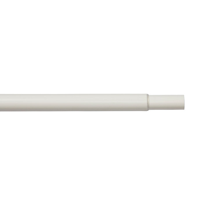 Tringle à rideau GoodHome extensible Ikaria, blanc mat, 120/210 cm