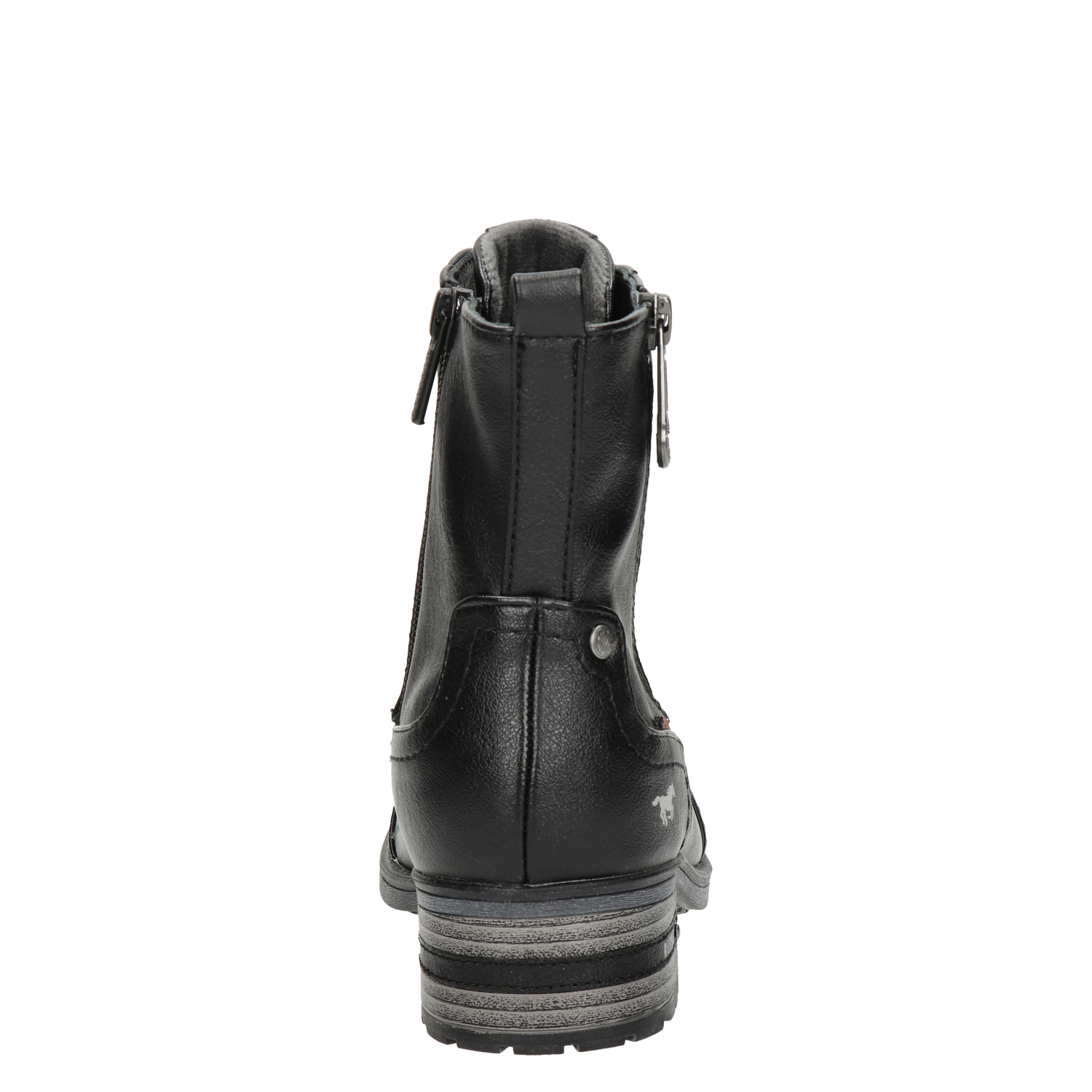 dames veterboot Mustang Zwart