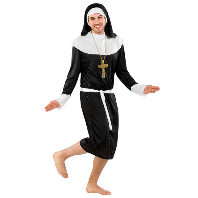 Nonne kostume mand