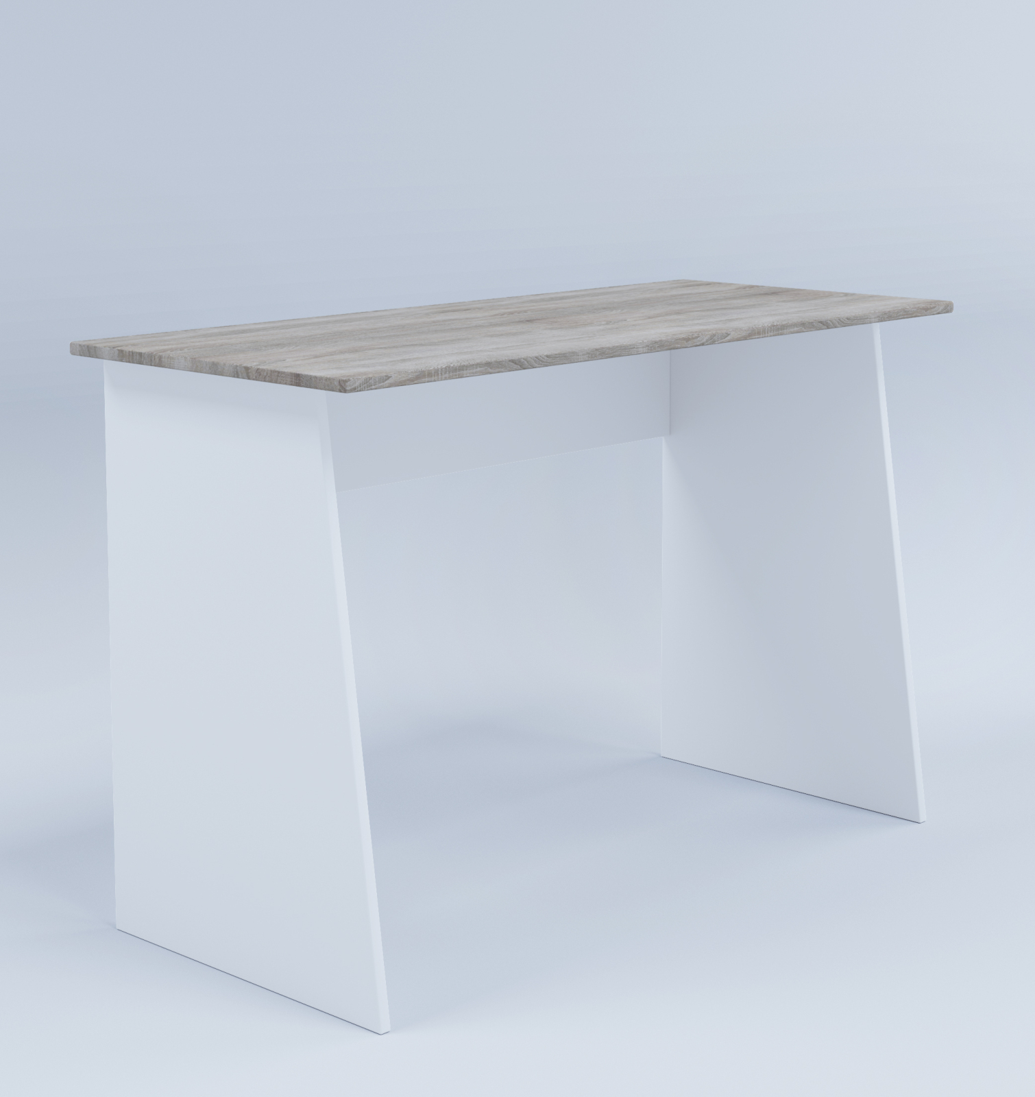 Schreibtisch MASOLA MAXI - weiß-Sonoma Eiche - 110 cm