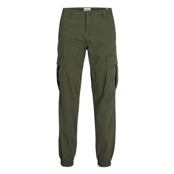 Jack & Jones Calça Cargo Kane Jonnie Cuffed Olive Night 30