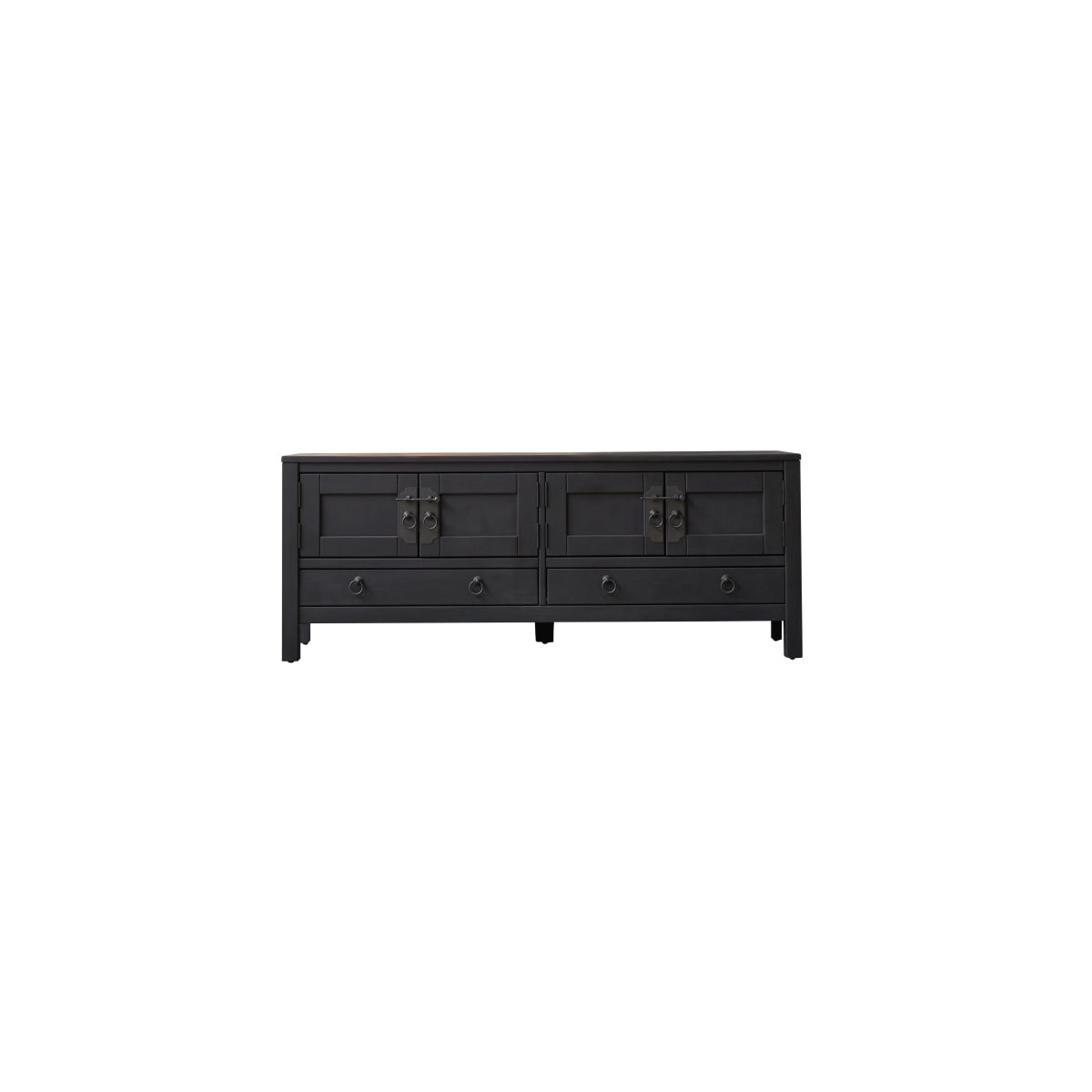 Tikamoon - Thaki Black - Wengé tv-meubel 140 cm