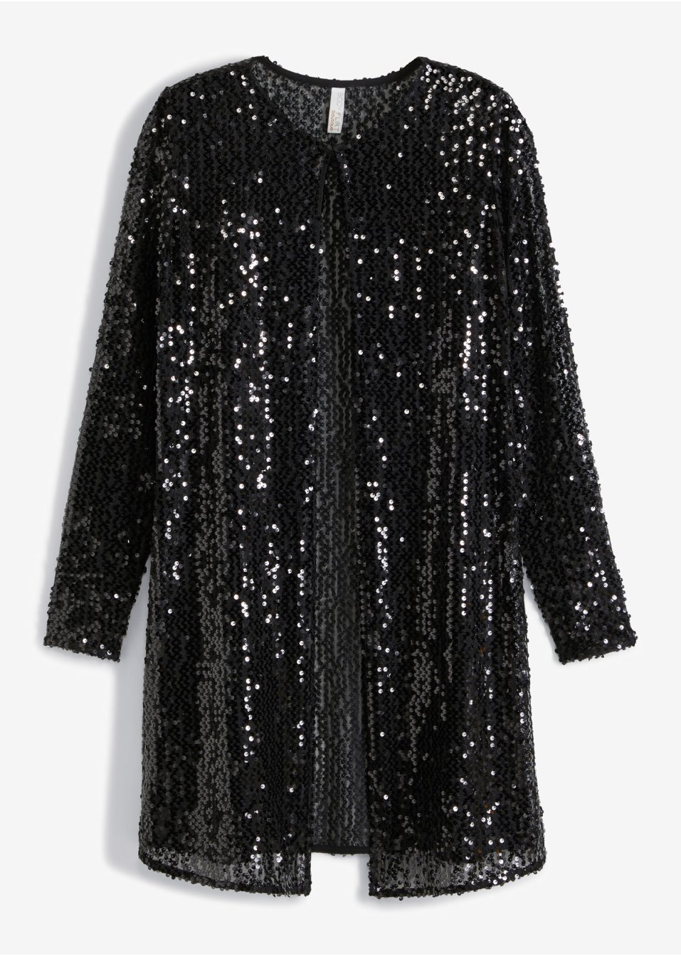 Long gilet à sequins