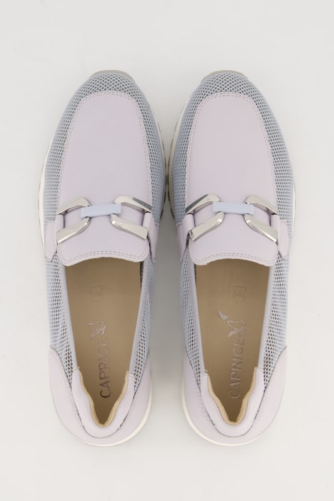 Caprice Leder-Sneaker, Wechselfußbett, Weite G
