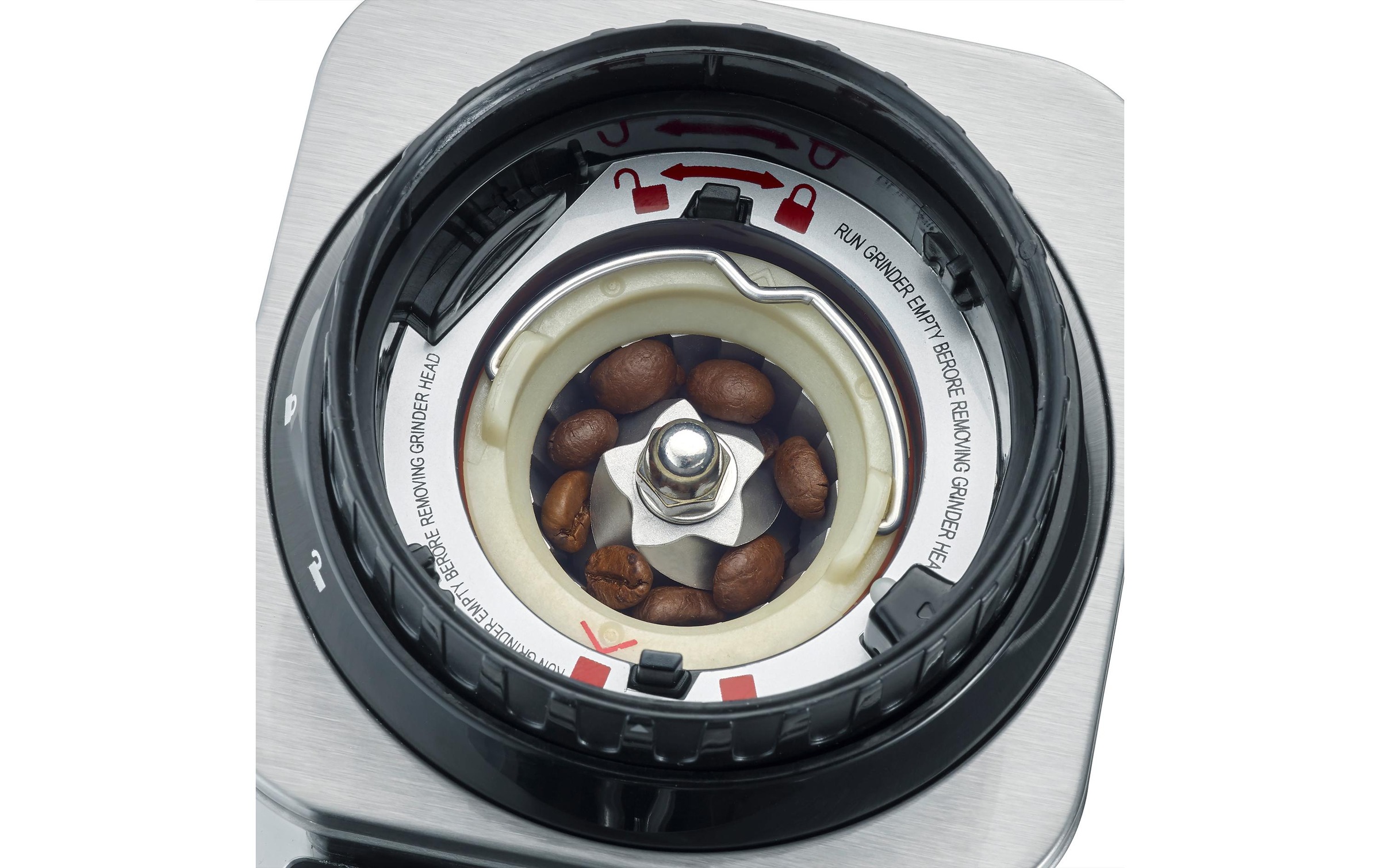 Caso Kaffeemühle »Barista Chef Inox Silber« 150 W Kegelmahlwerk 250 gBohnenbehälter
