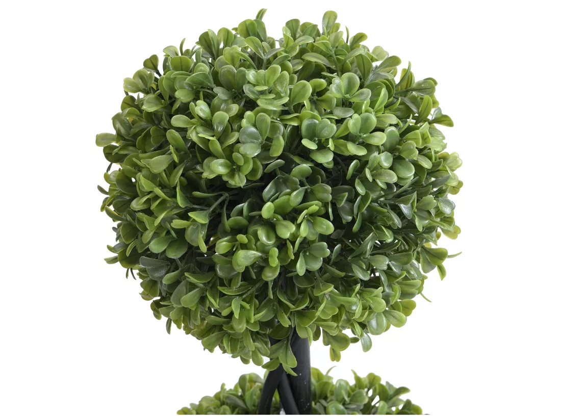 Plante artificiel buis 3 boules avec pot - H. 90 x D. 18 cm -PILANA