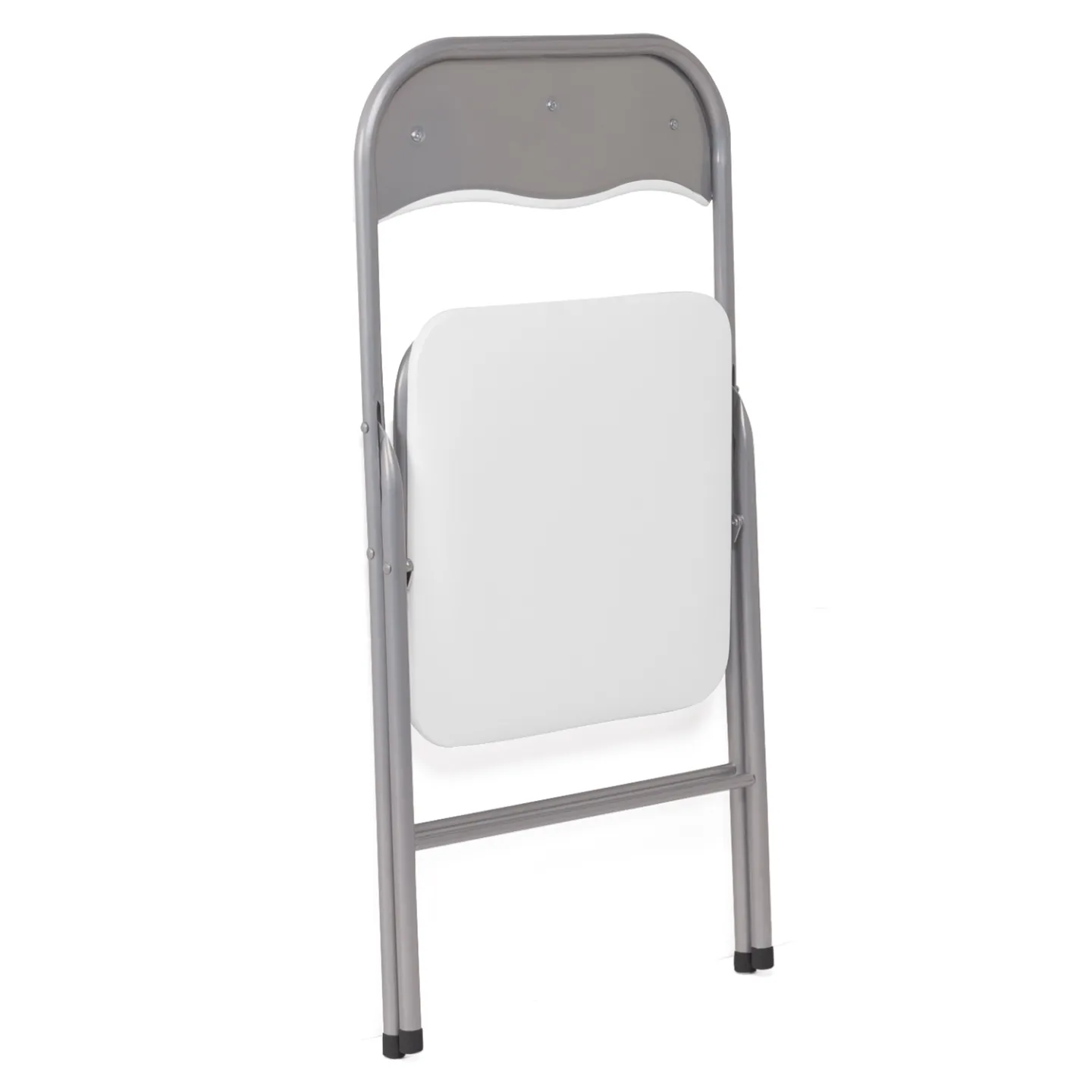 Lot de 6 chaises pliantes KITY blanches en PU
