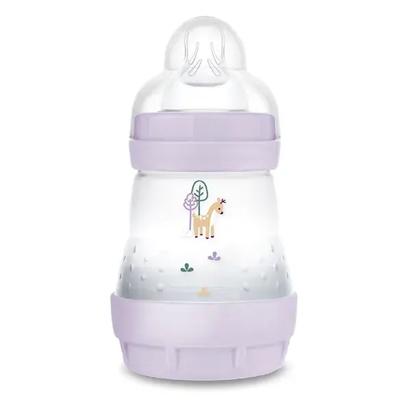 Mamadeira anticólica Mam Easy Start, lilás, bico tamanho 1, 160ml