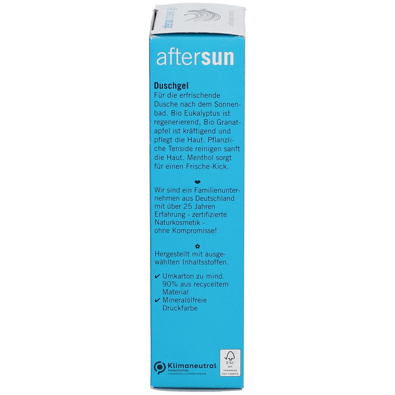 eco cosmetics AfterSun Shower