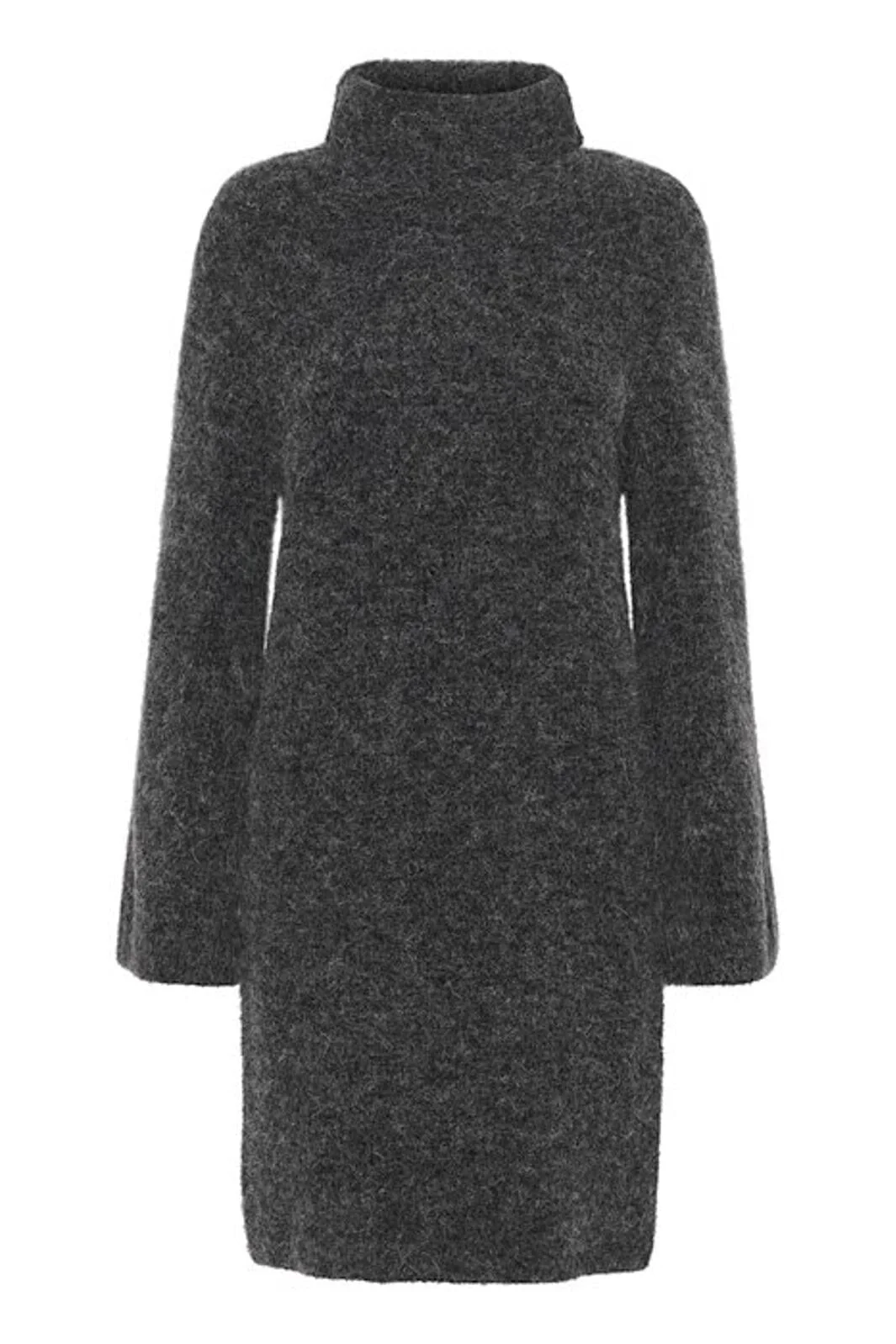 Gestuz Alphagz Rollneck Dress 106286 charcoal melange