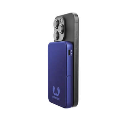 (20W) 5000mAh Dual USB C Powerbank Power Delivery Ladegerät   Kickstand (2PBM5000TB) - True Blue