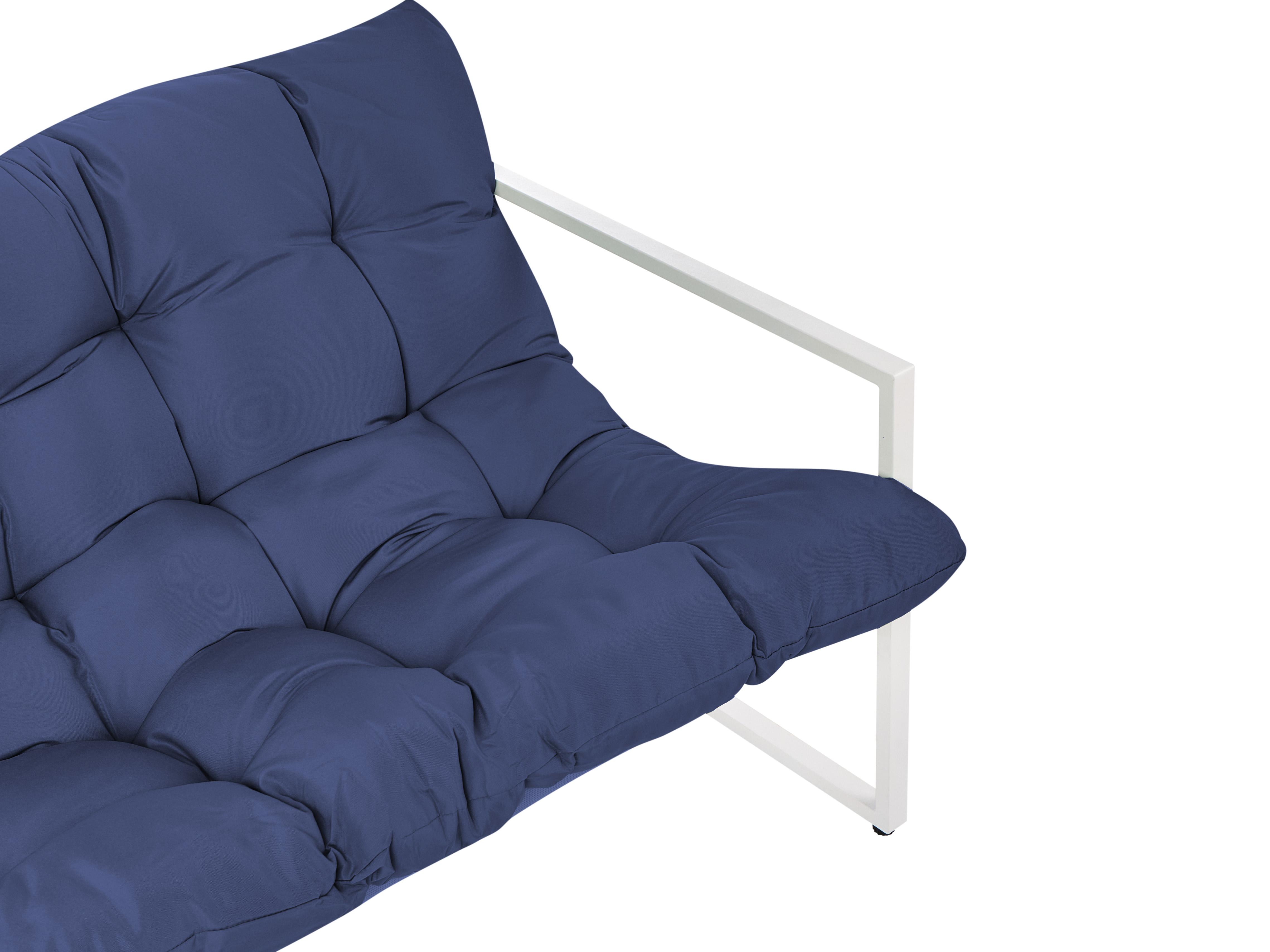Loungeset met tafel 4-zits GARDA Metaal Blauw