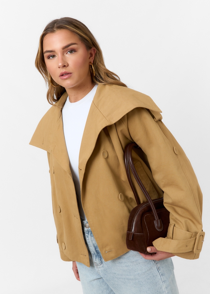Milou jas camel