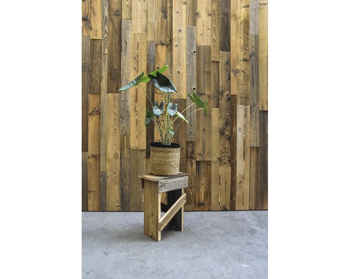 Buildify gerecycled houtbord, zongebleekt sparren-/den-/sparrenhout, 20x120-160 mm, lengte: 1000 mm