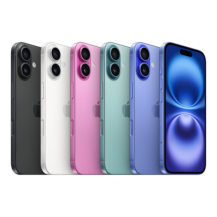 Apple iPhone 16 Plus Blanc - 128 Go · Reconditionné