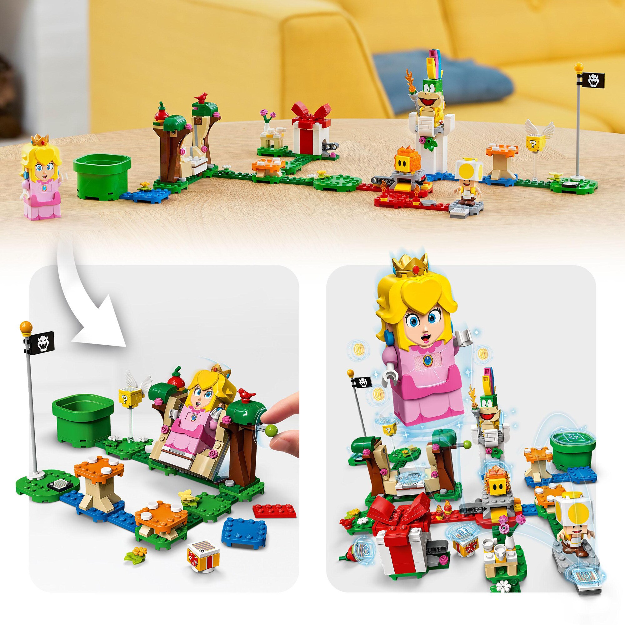 LEGO Konstruktionsspielzeug Super Mario Abenteuer mit Peach – Starterset