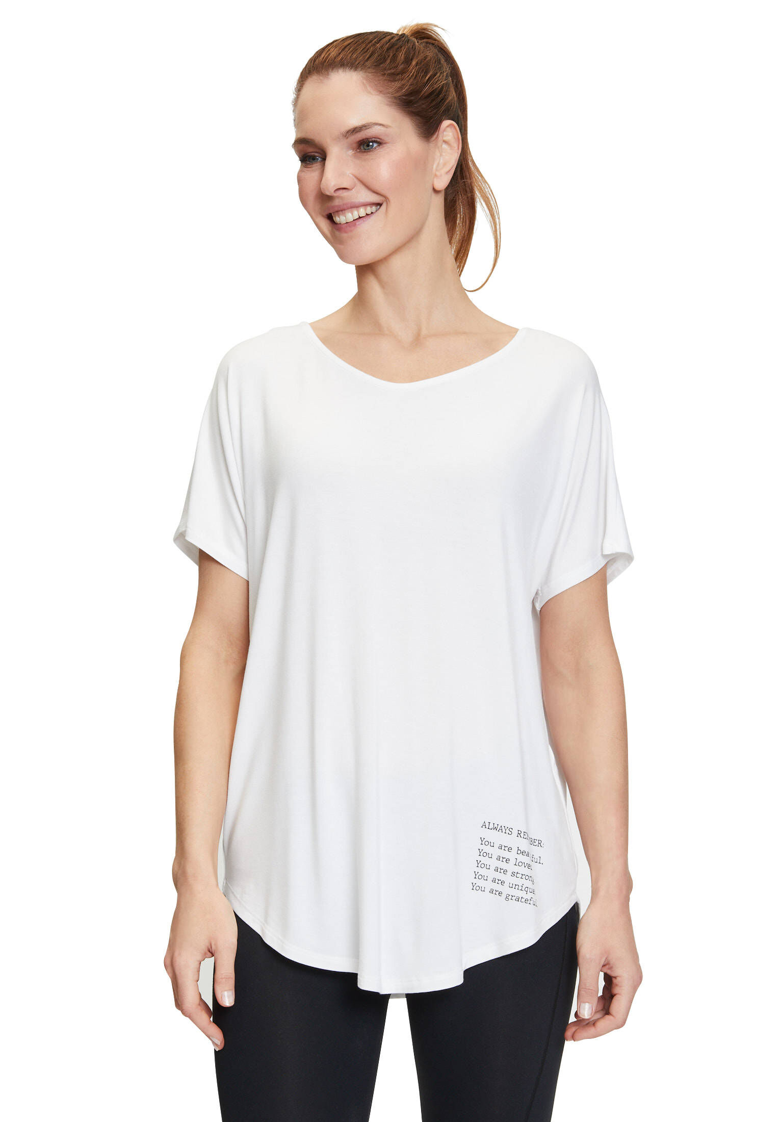 Betty Barclay| Damen Oversize-Shirt mit V-Ausschnitt