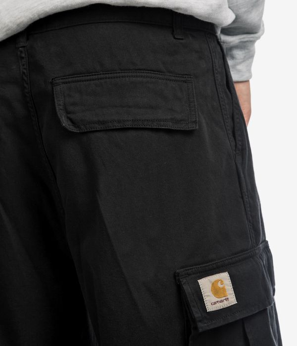 Carhartt WIP Cole Cargo Pant Organic Moraga Hose (black garment dyed)
