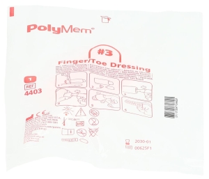 POLYMEM Finger/Zehenverband L Nr.3, 6 Stück