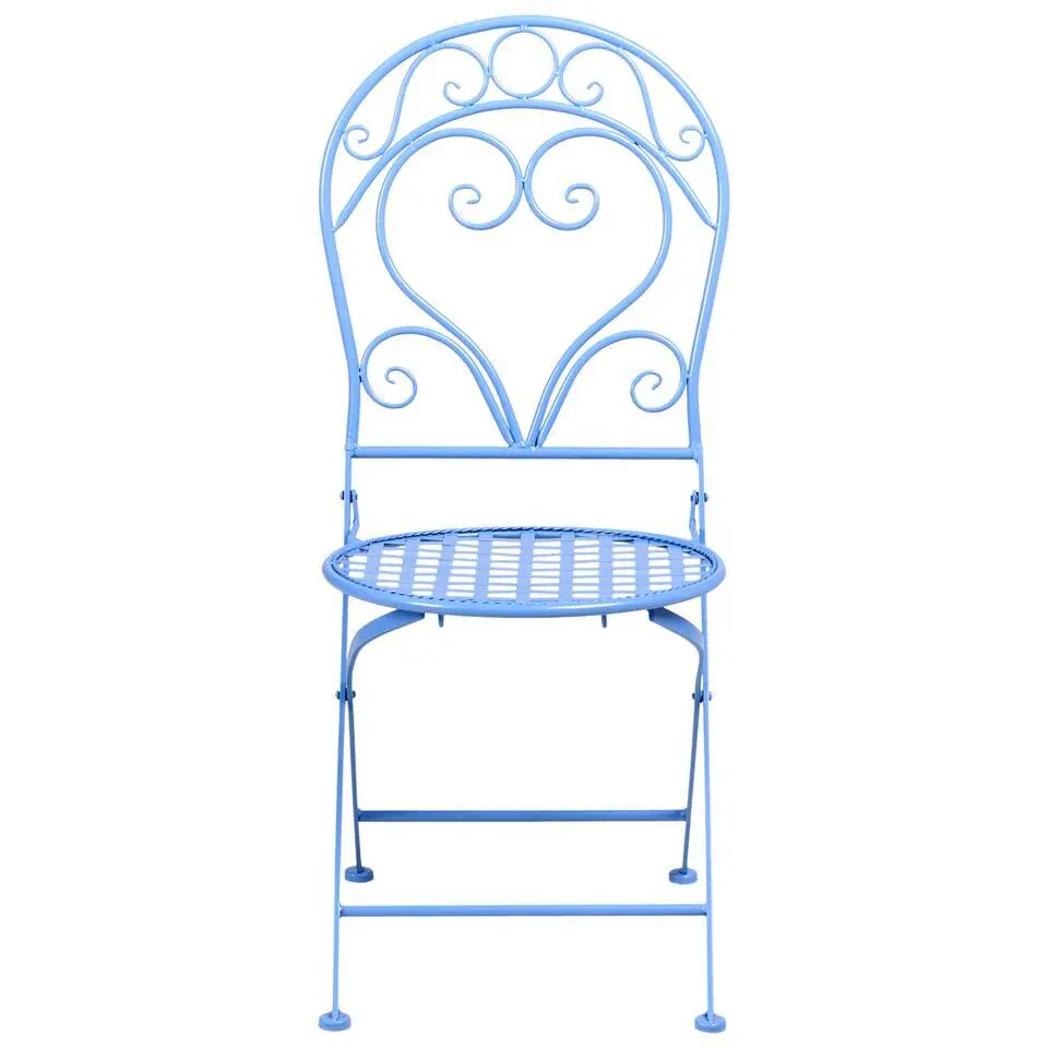 ALBINIA - Bistroset voor 2 - Blauw - Metaal