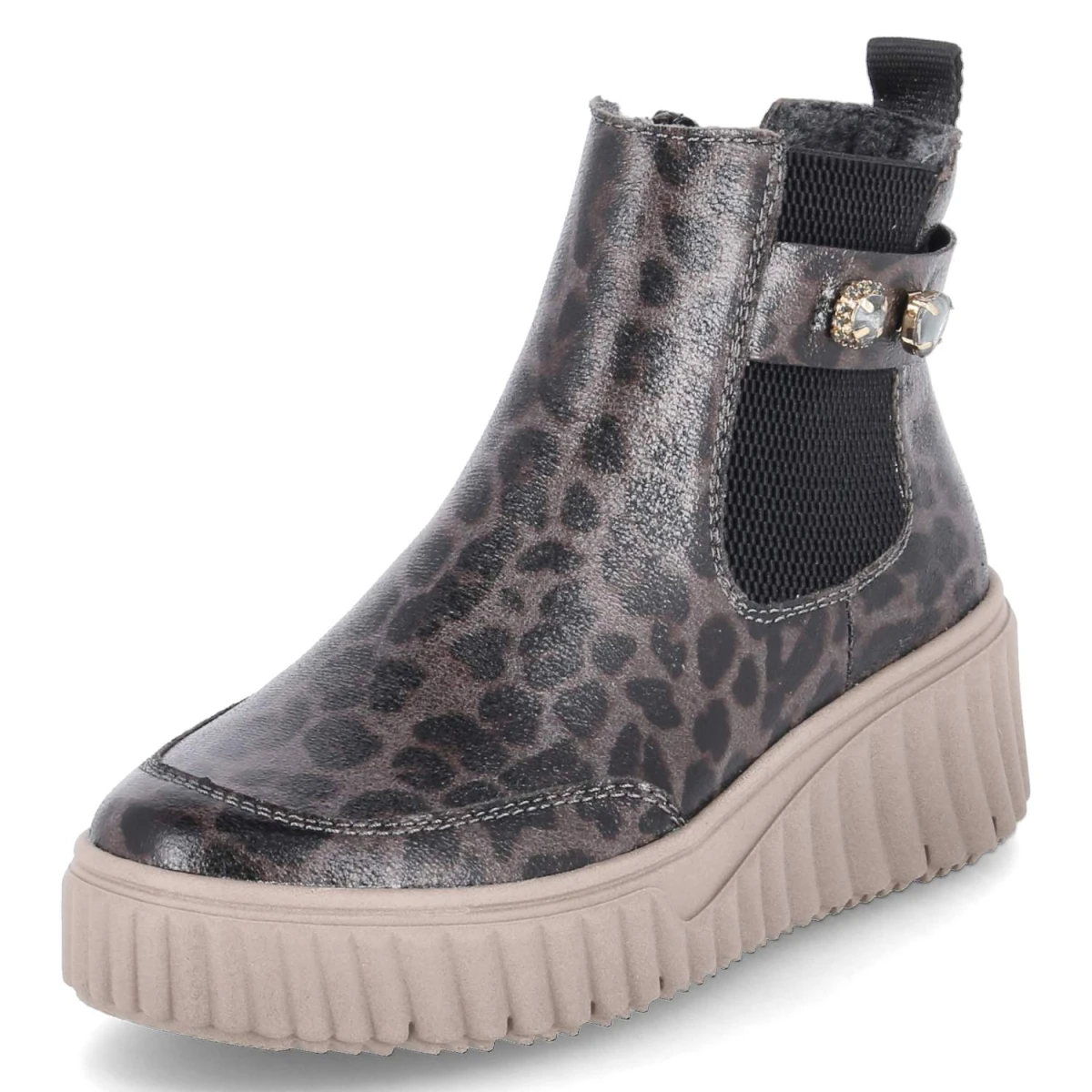 RiekerChelsea Boots - grau/schwarz