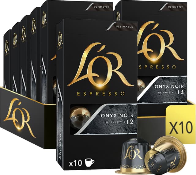 L'OR Espresso 12 Onyx kaffekapsler (10-stk)