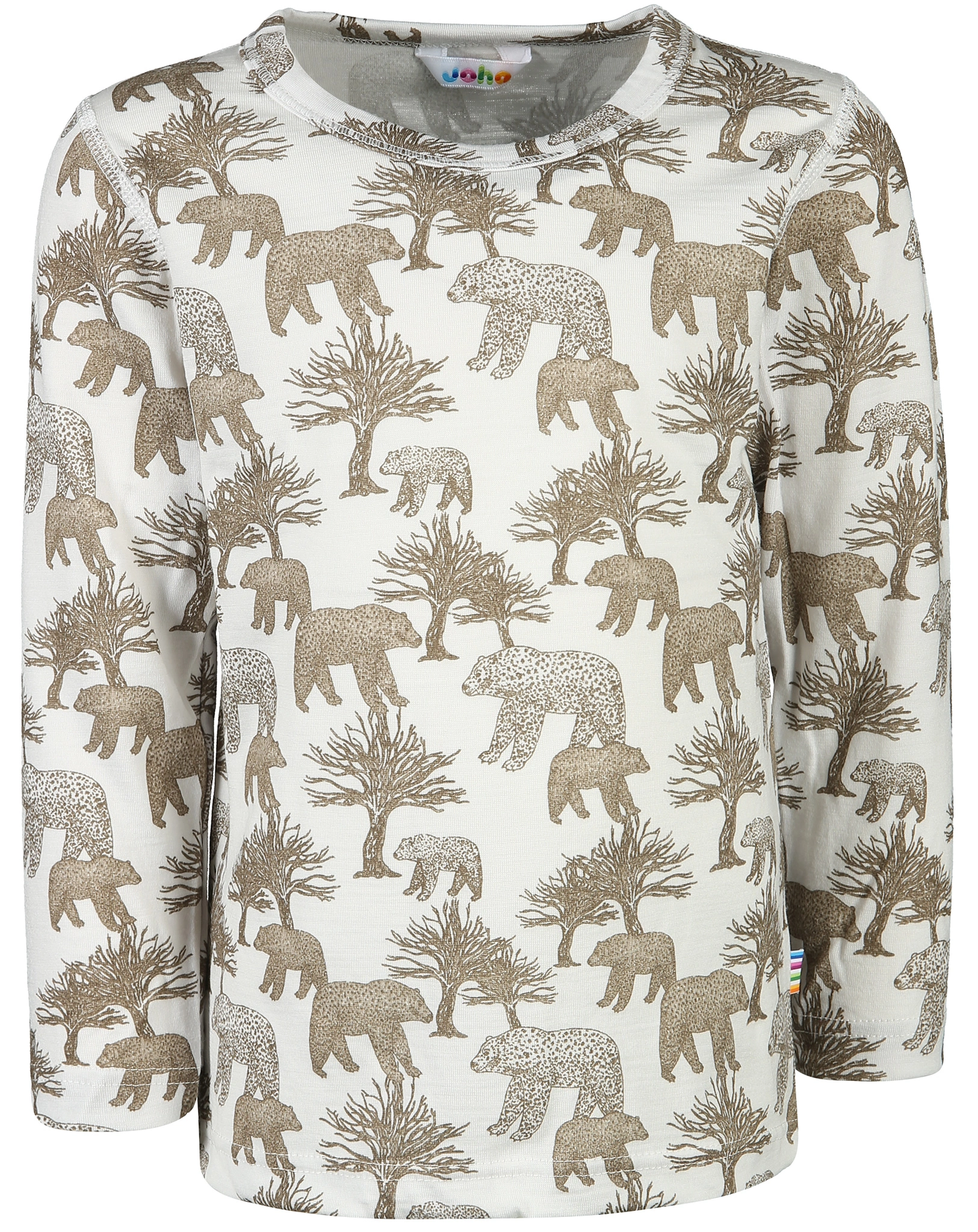 Langarmshirt 4042 LEOBEAR AOP in sand