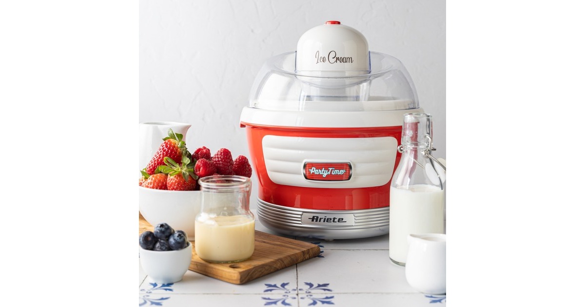 ArieteParty Time IJsmachine 0643/00  (Rood/wit)