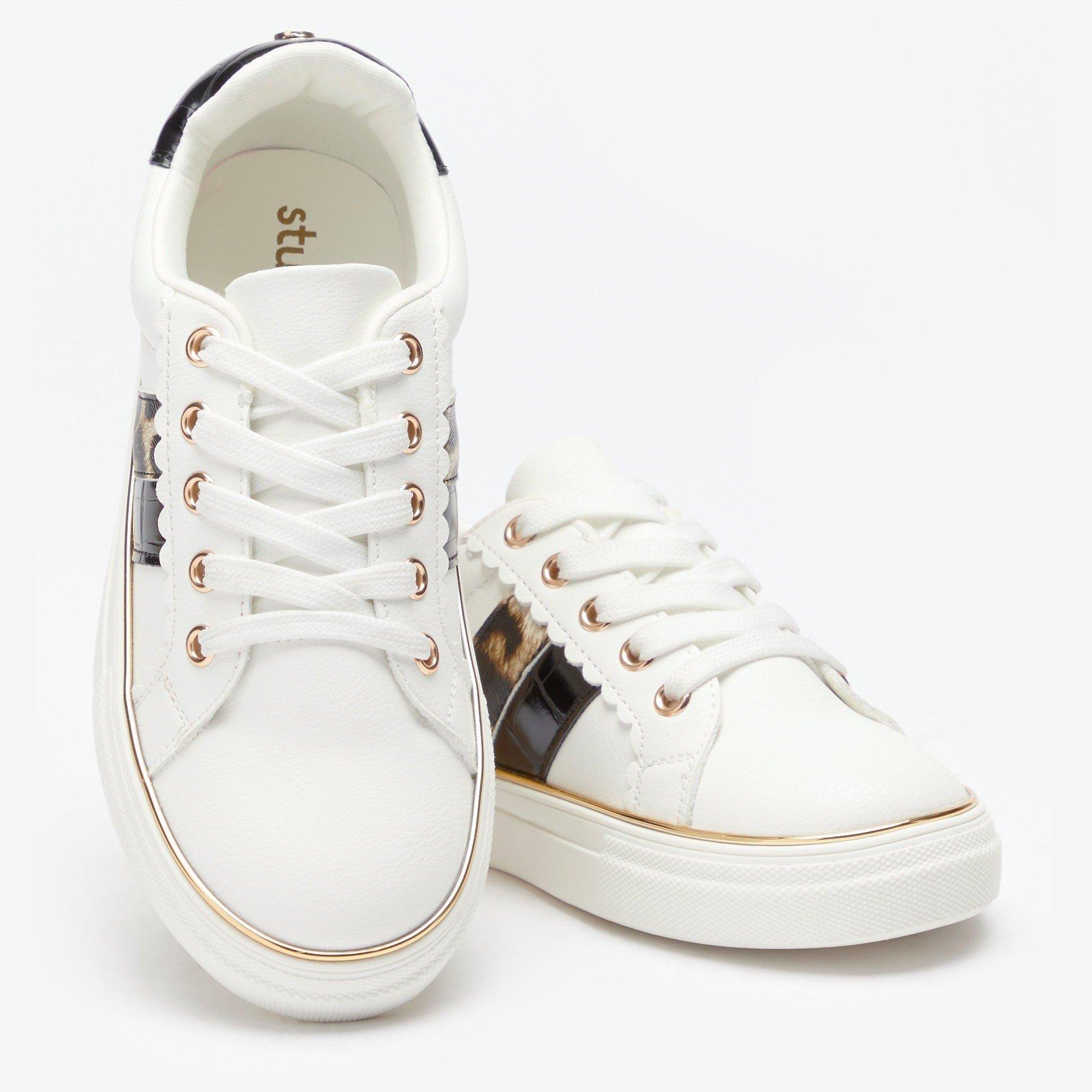 Be You Studio Girls Leopard Trainers