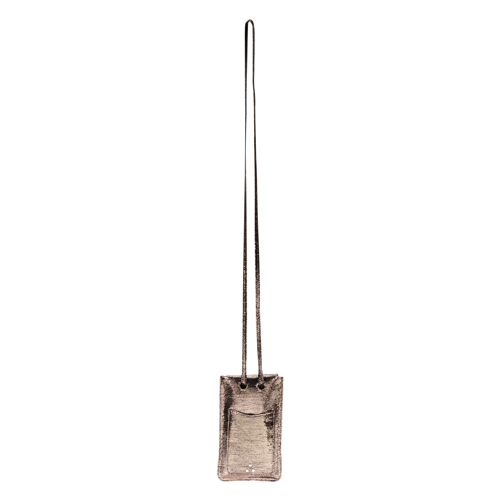 Etui pour téléphone en cuir | Doré