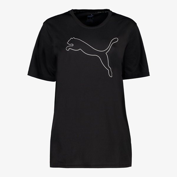 Puma Performance Cat heren sport T-shirt zwart
