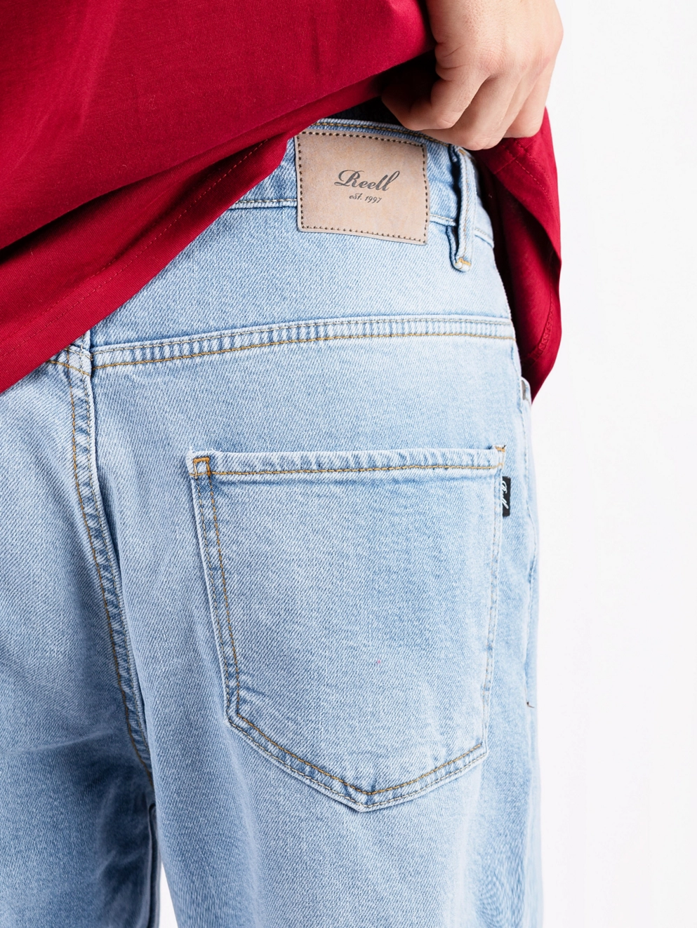 REELL Rave Jeans light blue stone