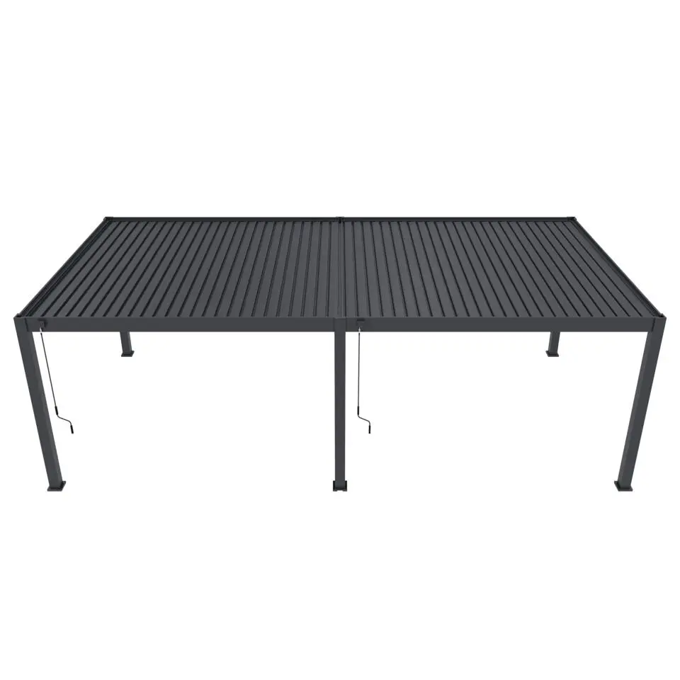 Orion Premium overkapping - 400 x 800 cm - Antraciet