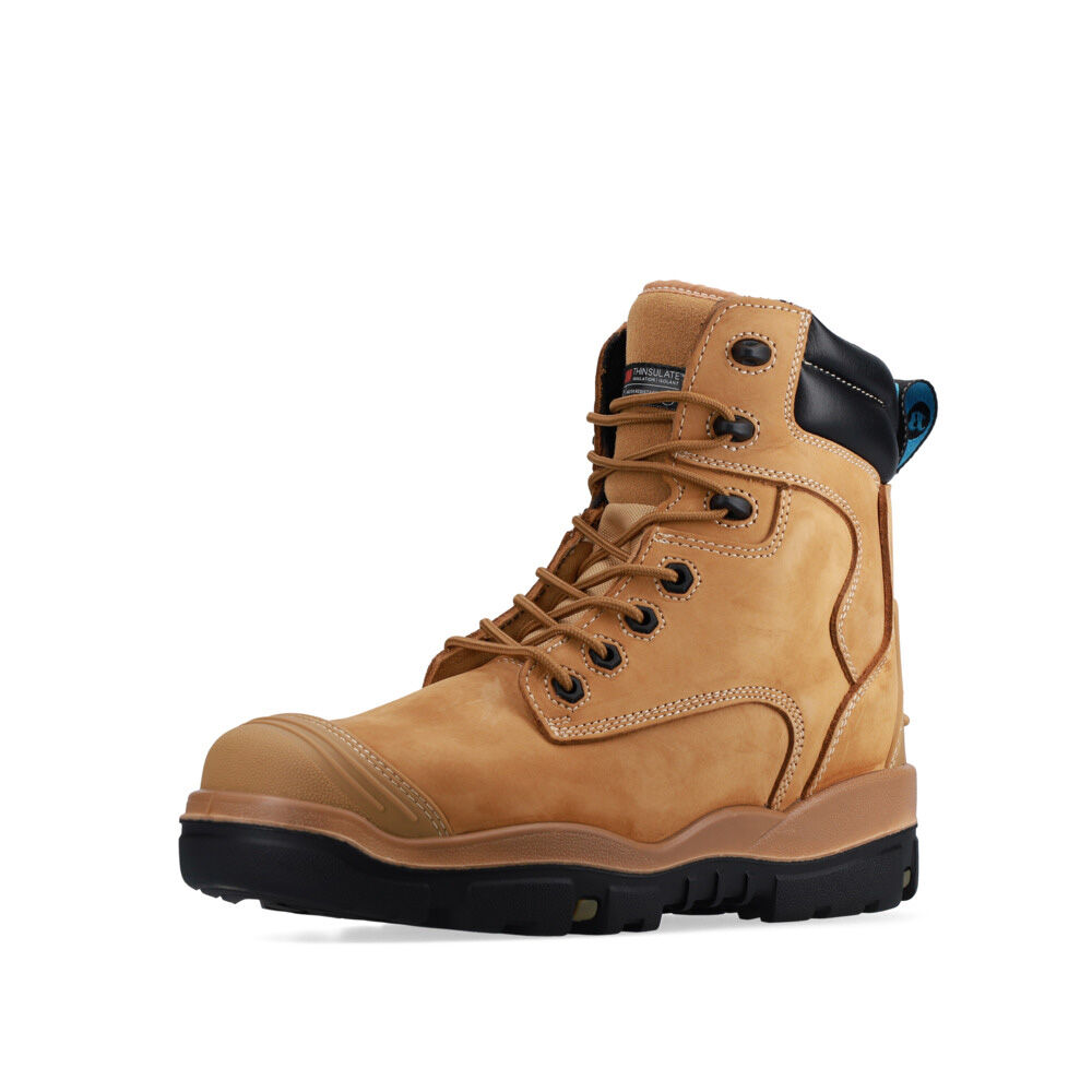 Bata Helix Longreach Rits - Brede leest - Werkschoenen - Bruin - 38