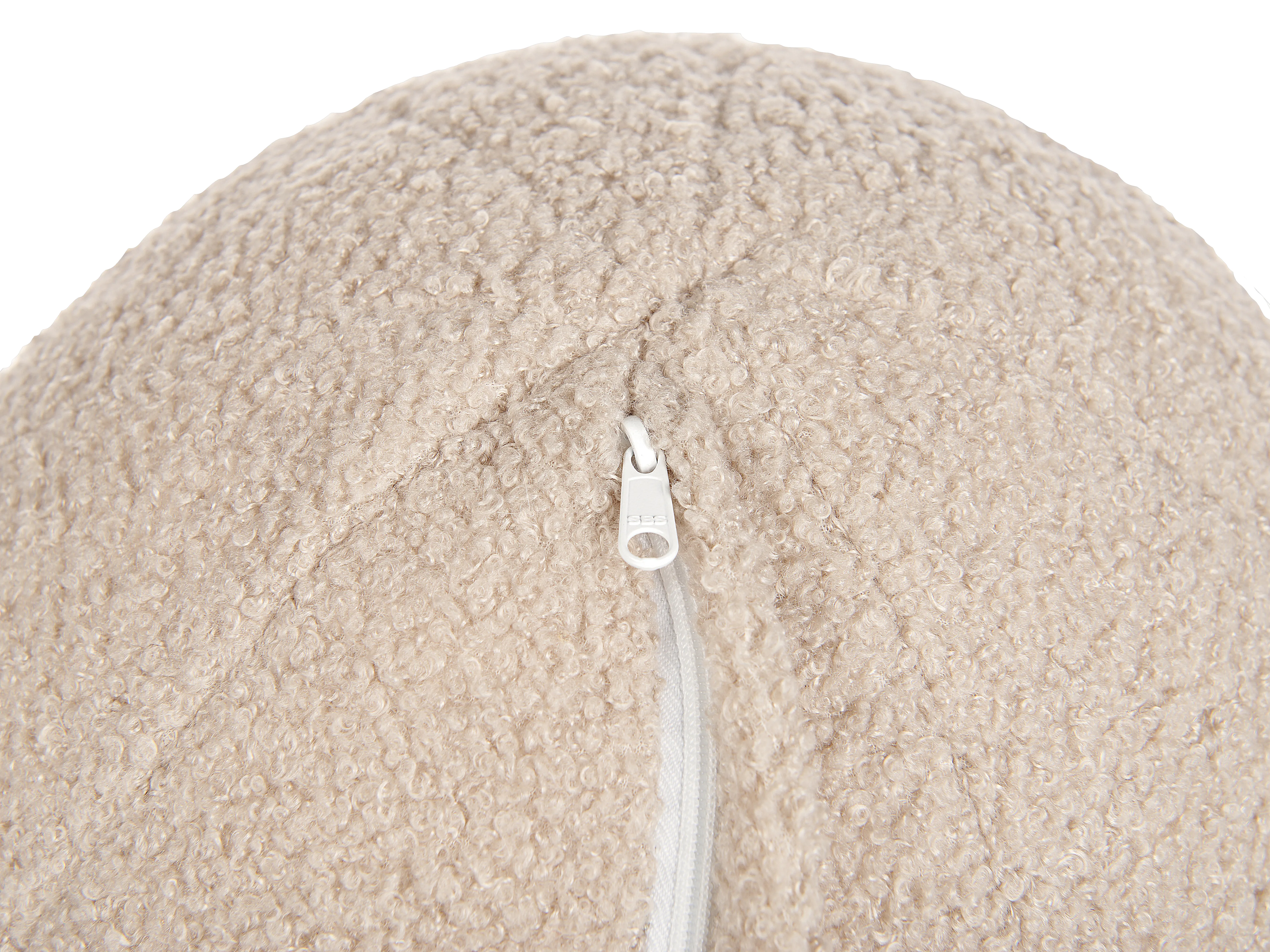 Bank 3-zits LEIREN Bouclé Beige