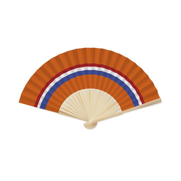 GiftRetail MO2244 - FUNFAN Eventail à motif de drapeau