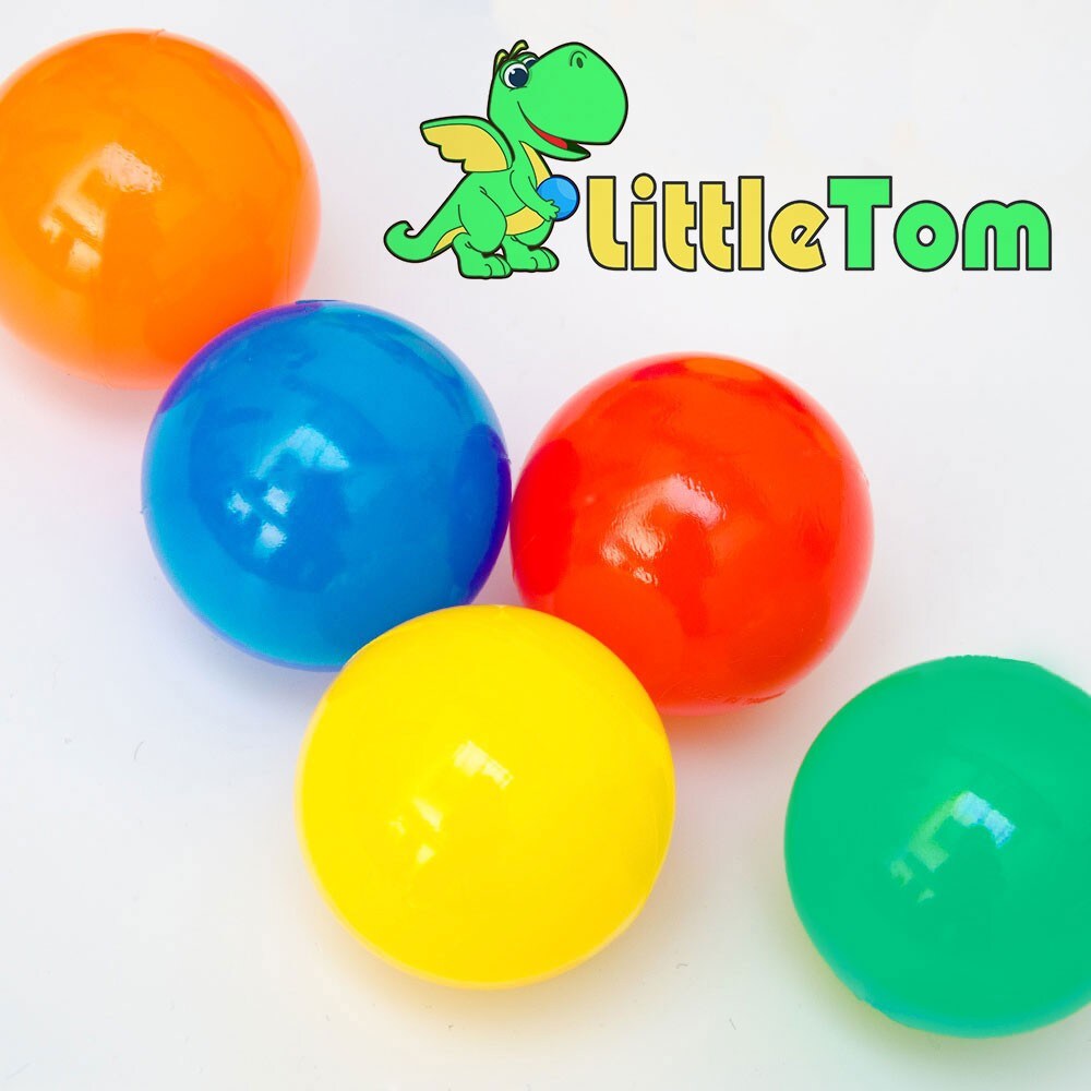 10000 bunte Bälle für Bällebad 7cm Babybälle Plastikbälle Baby Spielbälle